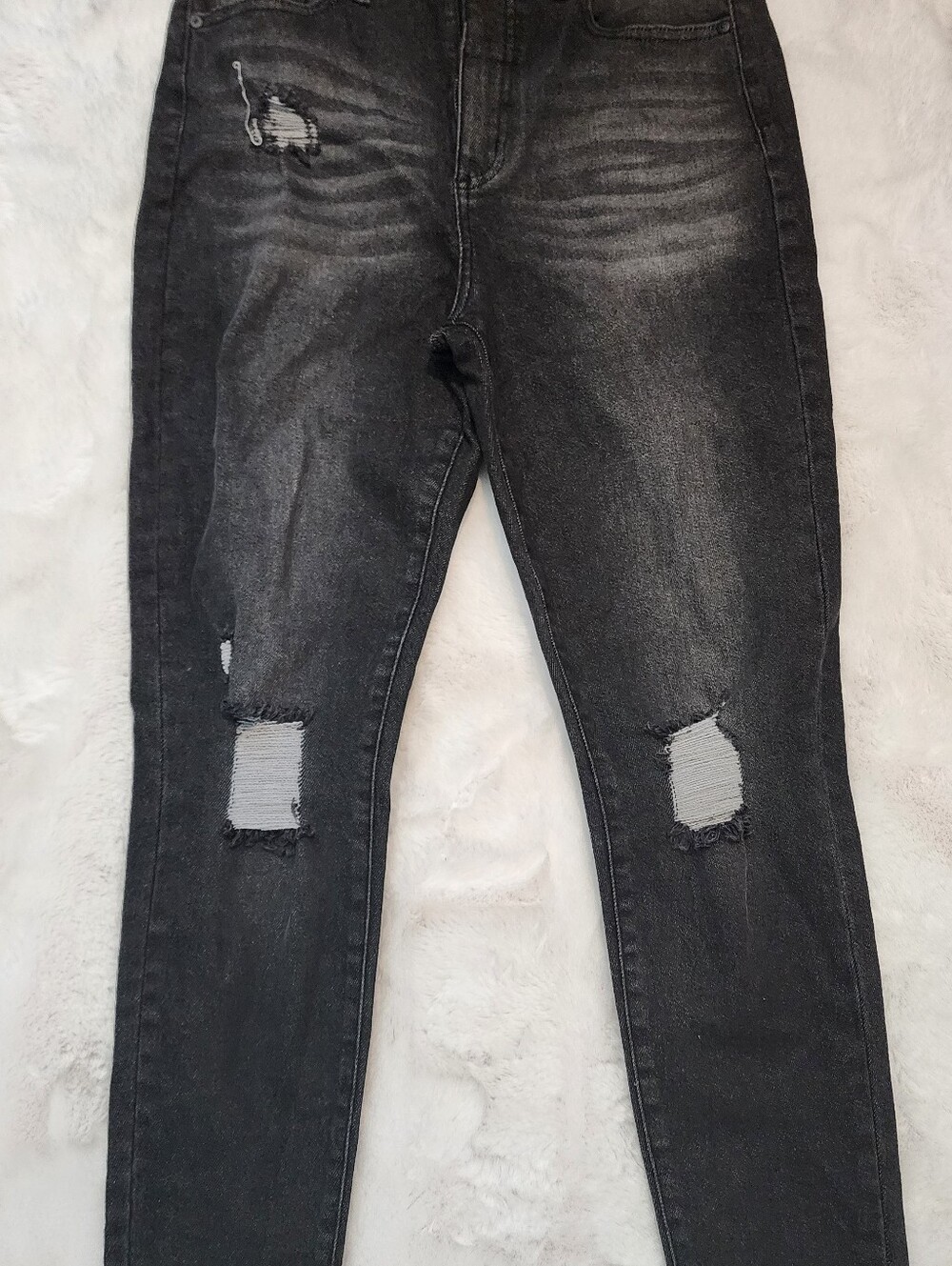 Fashionova, charcoal  High-Rise Black Wash Skinny Jeans  Size 9/29